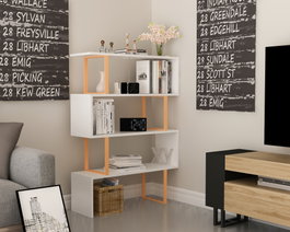 Hanah Home Adriana - Dorado y Blanco
